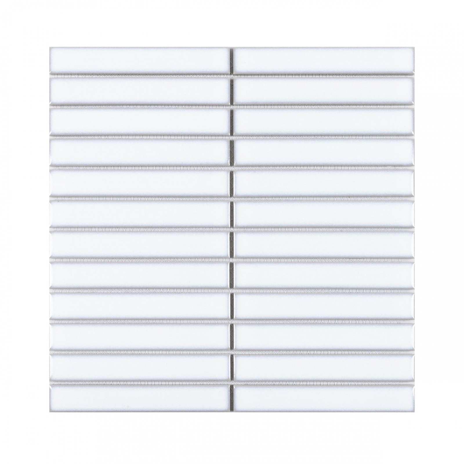 Kit Kat Classic White 30cm x 29.6cm Mosaic Tile