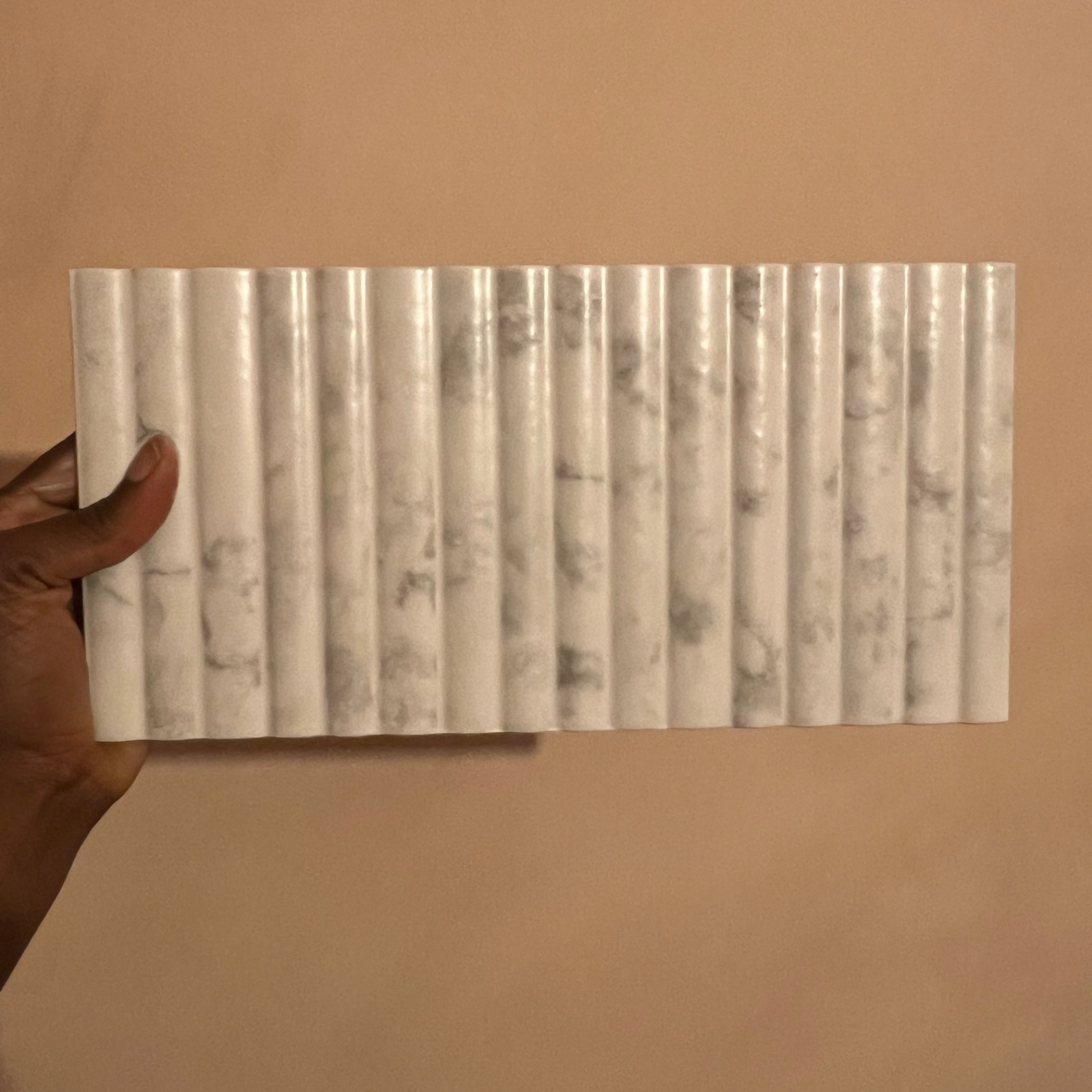 Stonehouse Studio Matteo Marble Effect Fluted Wall Tiles - 150 x 300mm