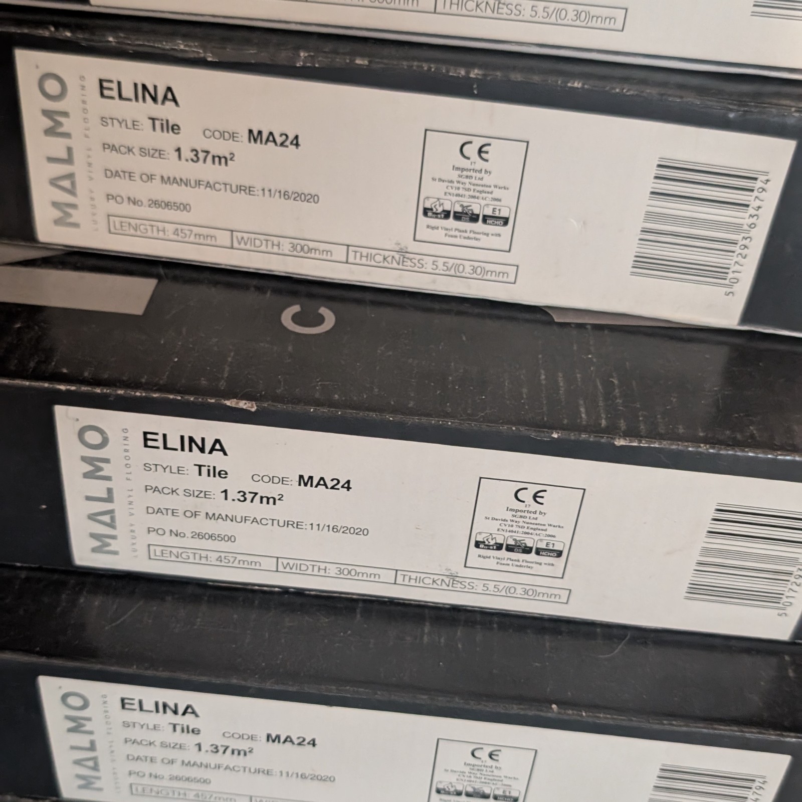 Malmo Elina lvt 28.boxes sealed 38sqm — photo 3 of 3